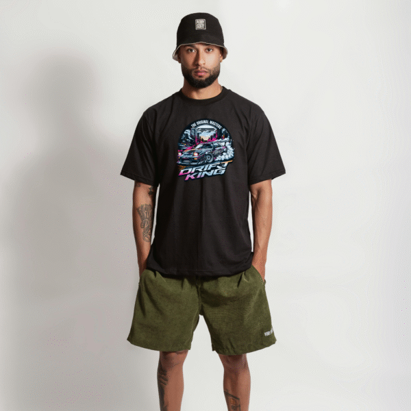 Drift King Tee | Retro Japanese Drift Car T-Shirt - Image 2